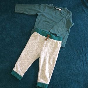 2 piece matching Sweatpants and shirt